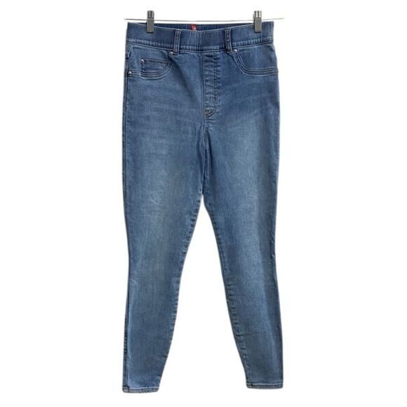SPANX by Sara Blakely | Size M Pull-On Skinny Jeans – Medium‎ Wash Shaping Denim - Picture 1 of 12